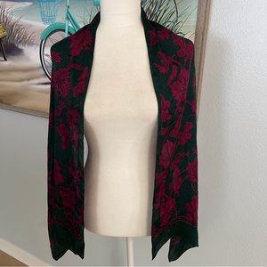 Hiroko Kapp Silk Scarf Grapes & Vines